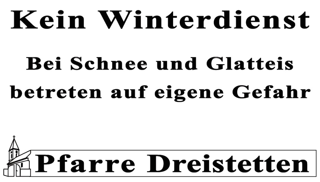 Kein Winterdienst
