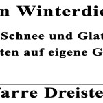 Kein Winterdienst