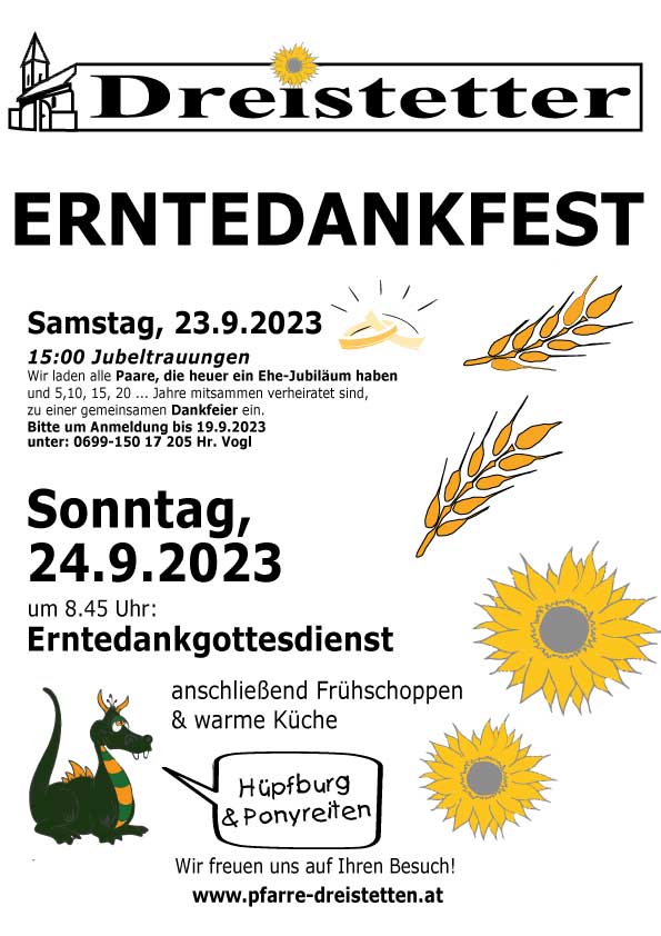 Dreistetter Erntedankfest 2023
