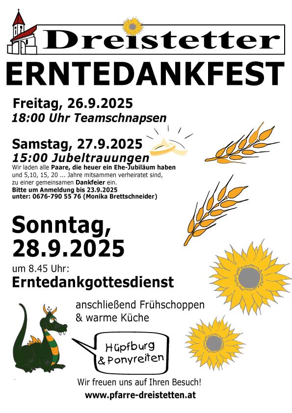 Dreistetter Erntedankfest 2025