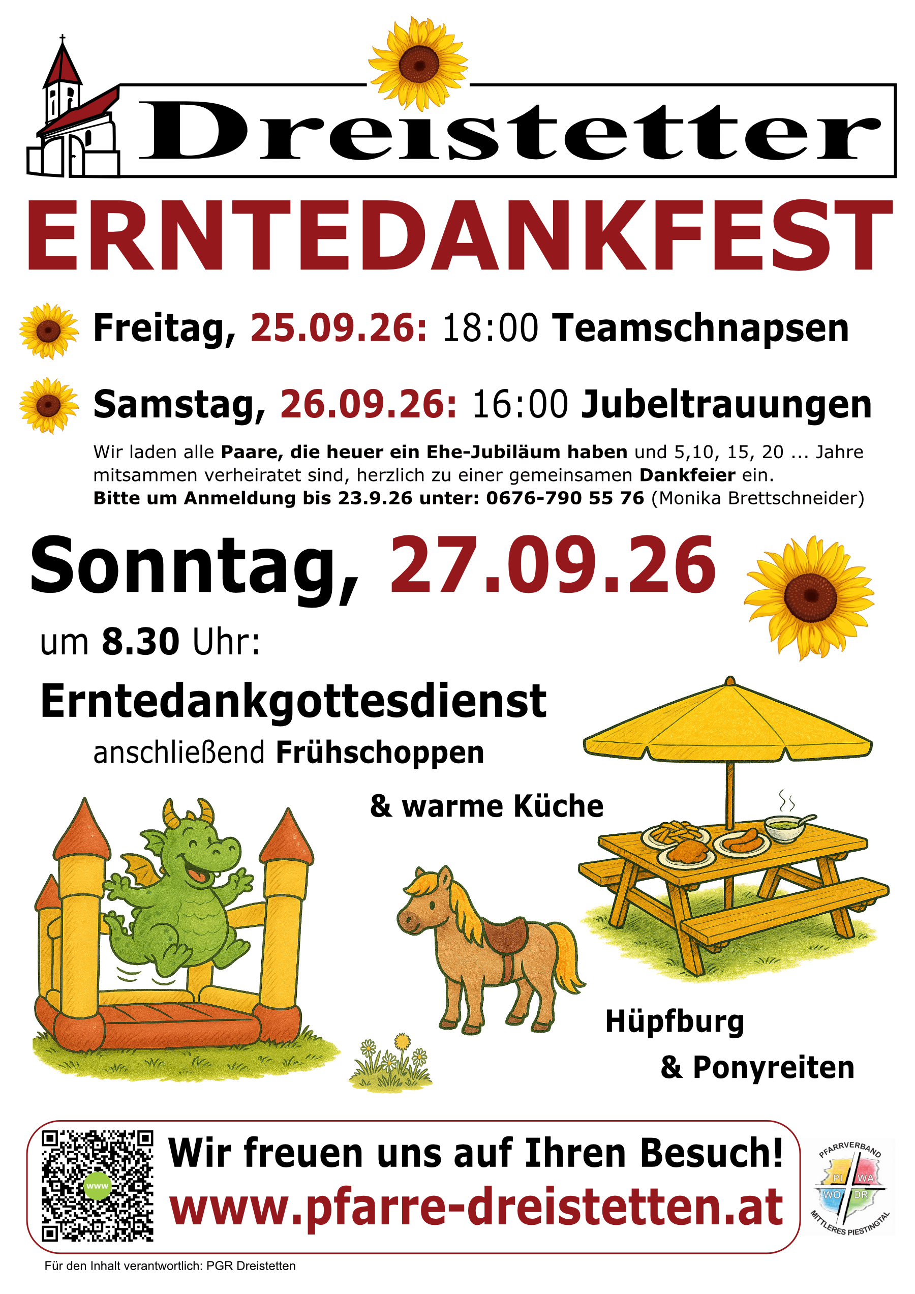 Dreistetter Erntedankfest 2026